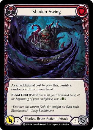 Image of Shaden Swing (Red) [DTD124] (Dusk Till Dawn)  Rainbow Foil