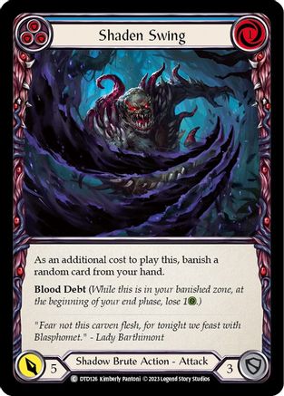 Image of Shaden Swing (Blue) [DTD126] (Dusk Till Dawn)  Rainbow Foil