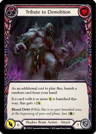 Image of Tribute to Demolition (Red) [DTD127] (Dusk Till Dawn)