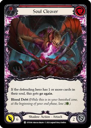 Image of Soul Cleaver (Red) [DTD184] (Dusk Till Dawn)