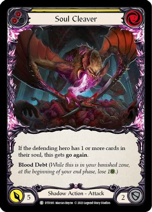 Image of Soul Cleaver (Yellow) [DTD185] (Dusk Till Dawn)