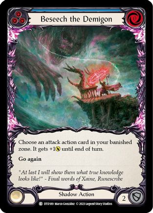 Image of Beseech the Demigon (Blue) [DTD189] (Dusk Till Dawn)