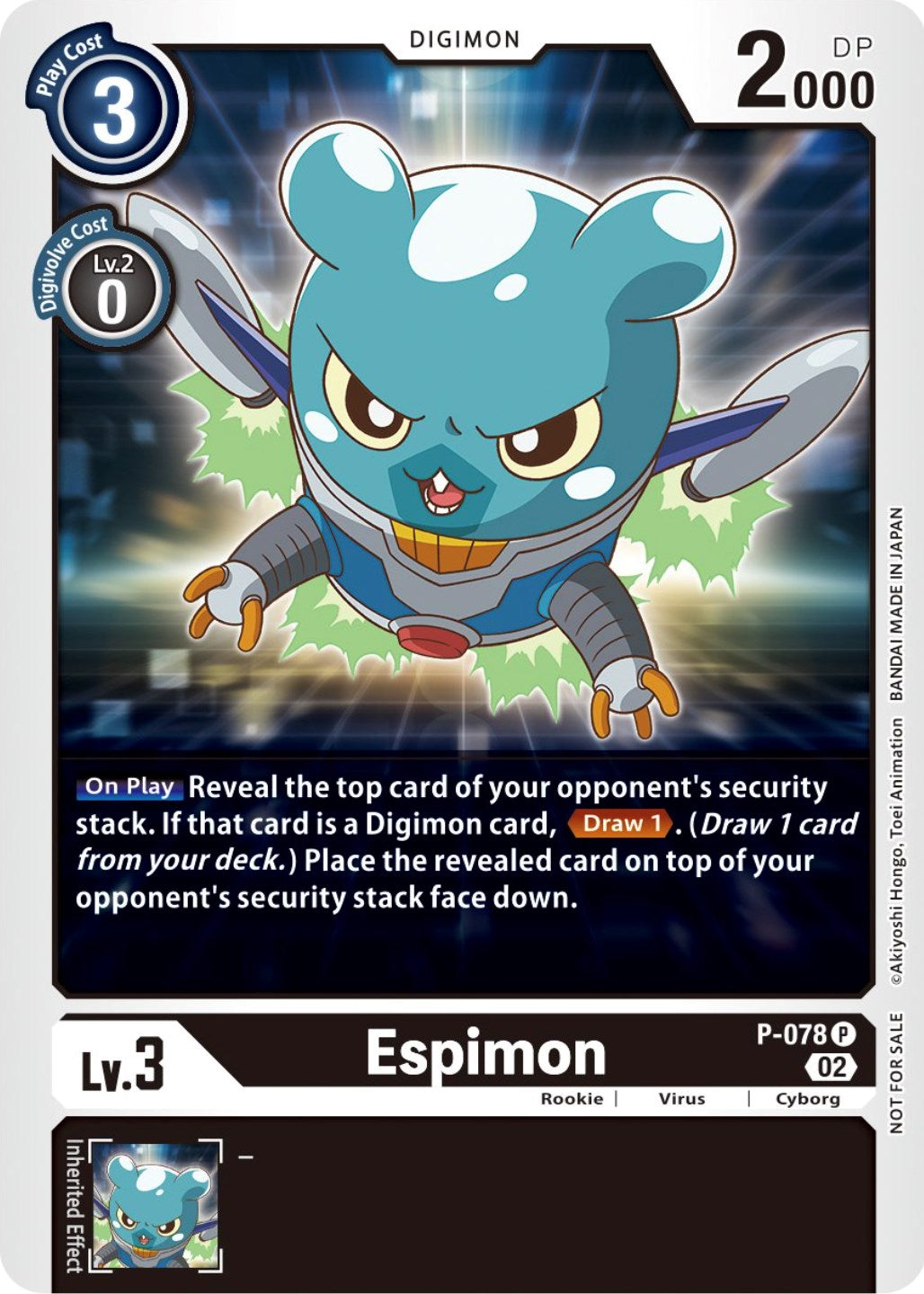 Image of Espimon [P-078] (Versus Royal Knight Booster Pre-Release Pack) [Promotional Cards]