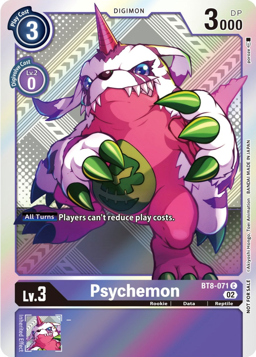 Image of Psychemon [BT8-071] (Versus Royal Knight Booster Pre-Release Pack) [New Awakening Promos]