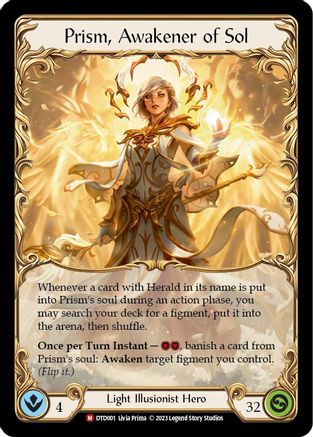Image of Prism, Awakener of Sol [DTD001] (Dusk Till Dawn)