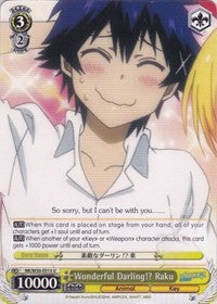 Image of Wonderful Darling!? Raku (NK/W30-E013 U) [NISEKOI -False Love-]