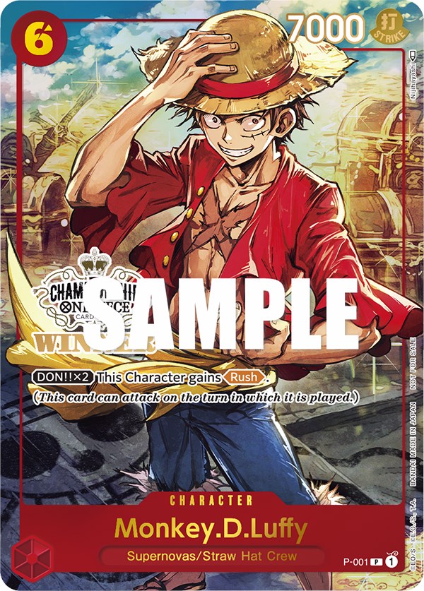 Image of Monkey.D.Luffy (Store Championship Trophy Card) [One Piece Promotion Cards]
