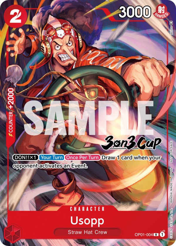 Image of Usopp (3-on-3 Cup) [Participant] [One Piece Promotion Cards]