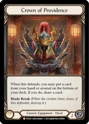 Image of Crown of Providence [DTD221] (Dusk Till Dawn)