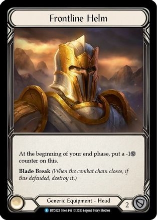 Image of Frontline Helm [DTD222] (Dusk Till Dawn)