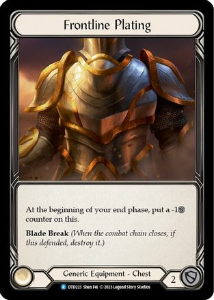 Image of Frontline Plating [DTD223] (Dusk Till Dawn)  Cold Foil