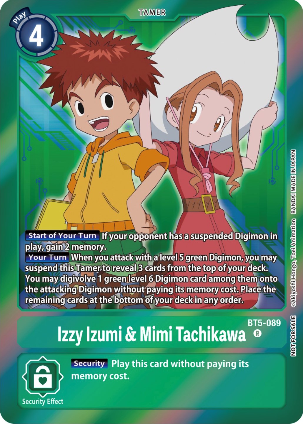 Image of Izzy Izumi & Mimi Tachikawa [BT5-089] (Event Pack 5) [Battle of Omni Promos]