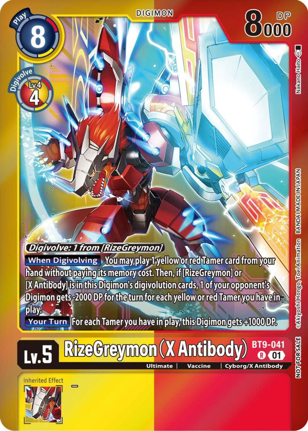 Image of RizeGreymon (X Antibody) [BT9-041] (Event Pack 5) [X Record Promos]