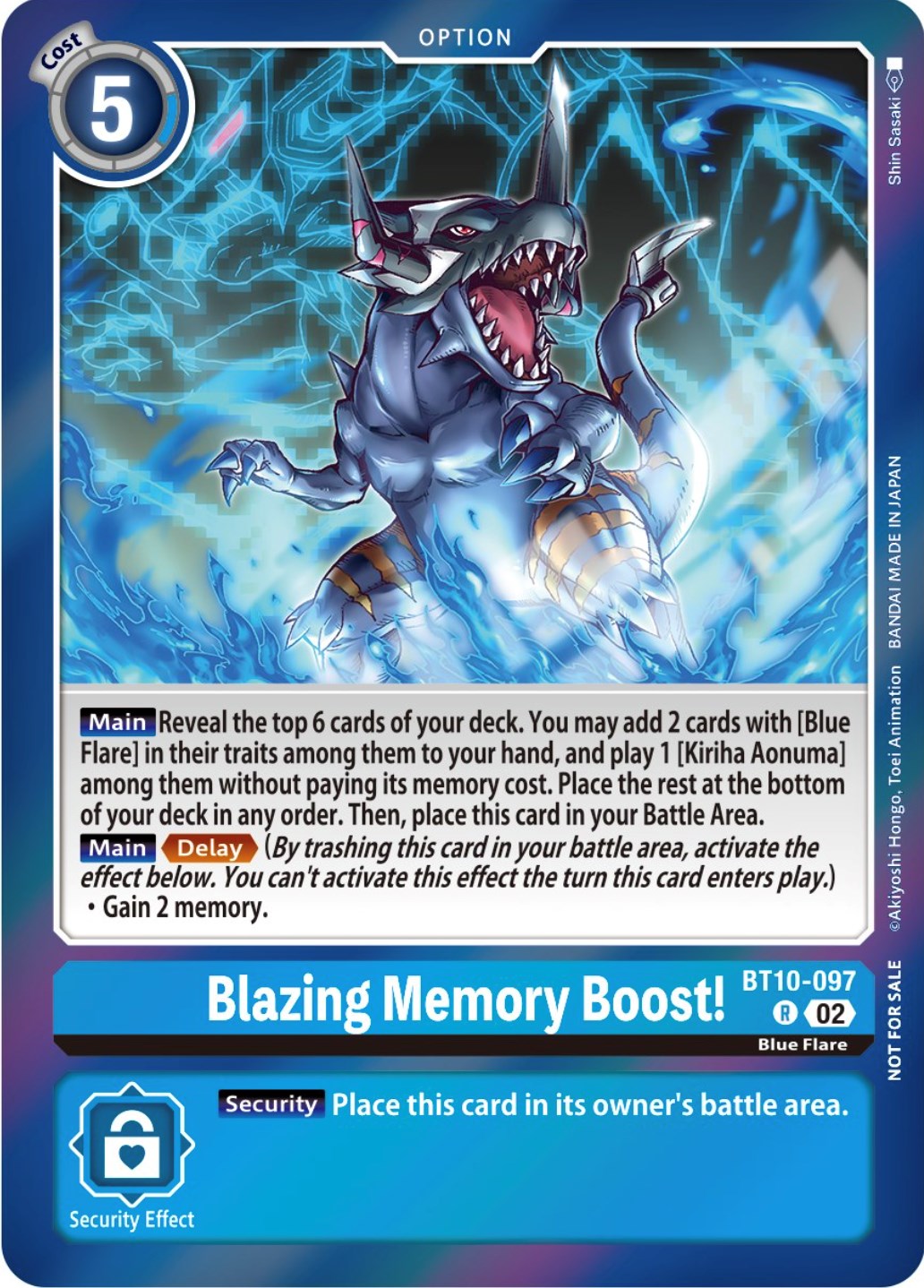 Image of Blazing Memory Boost! [BT10-097] (Event Pack 5) [Xros Encounter Promos]