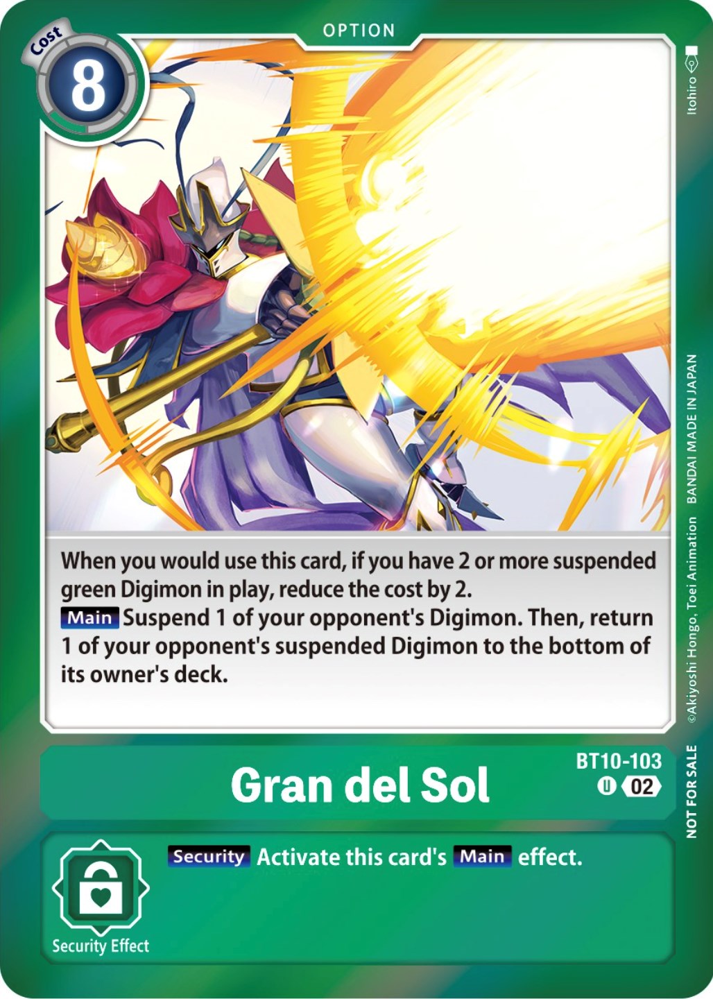 Image of Gran del Sol [BT10-103] (Event Pack 5) [Xros Encounter Promos]