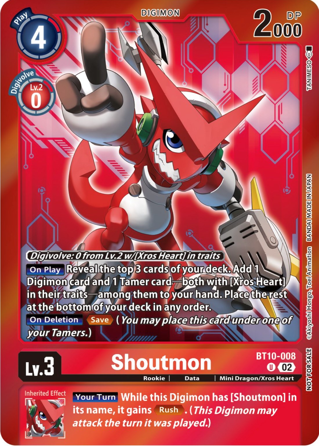 Image of Shoutmon [BT10-008] (Event Pack 5) [Xros Encounter Promos]