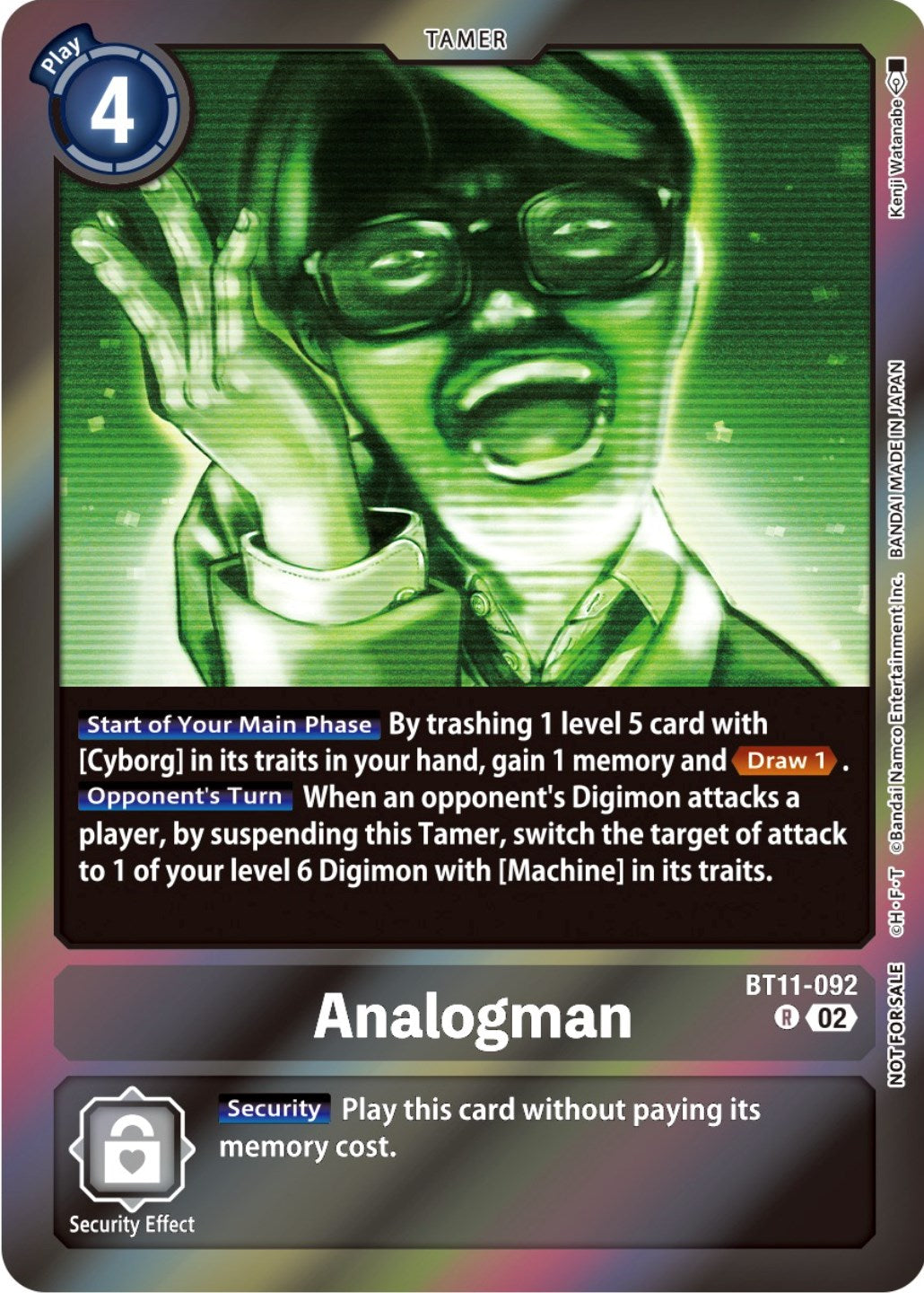 Image of Analogman [BT11-092] (Event Pack 5) [Dimensional Phase Promos]