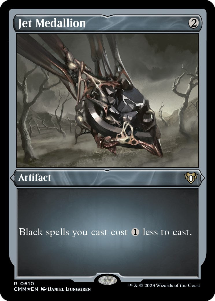 Image of Jet Medallion (Foil Etched) [Commander Masters]