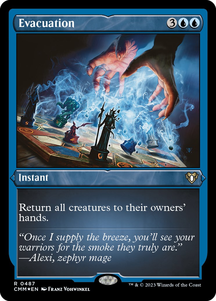 Image of Evacuation (Foil Etched) [Commander Masters]