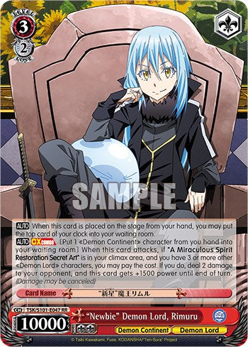 Image of “Newbie” Demon Lord, Rimuru [That Time I Got Reincarnated as a Slime Vol.3]
