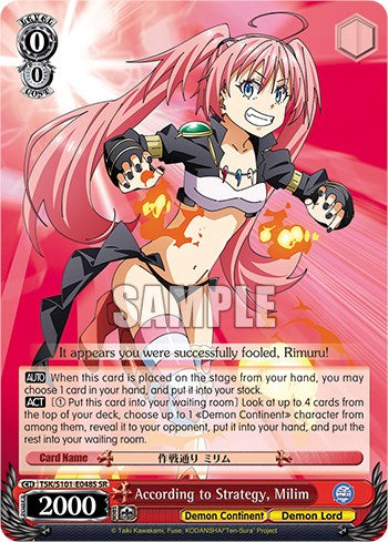 Image of According to Strategy, Milim [That Time I Got Reincarnated as a Slime Vol.3]
