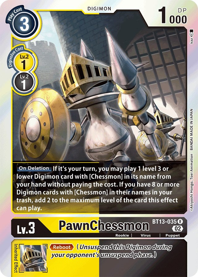 Image of PawnChessmon [BT13-035] [Versus Royal Knights Booster]