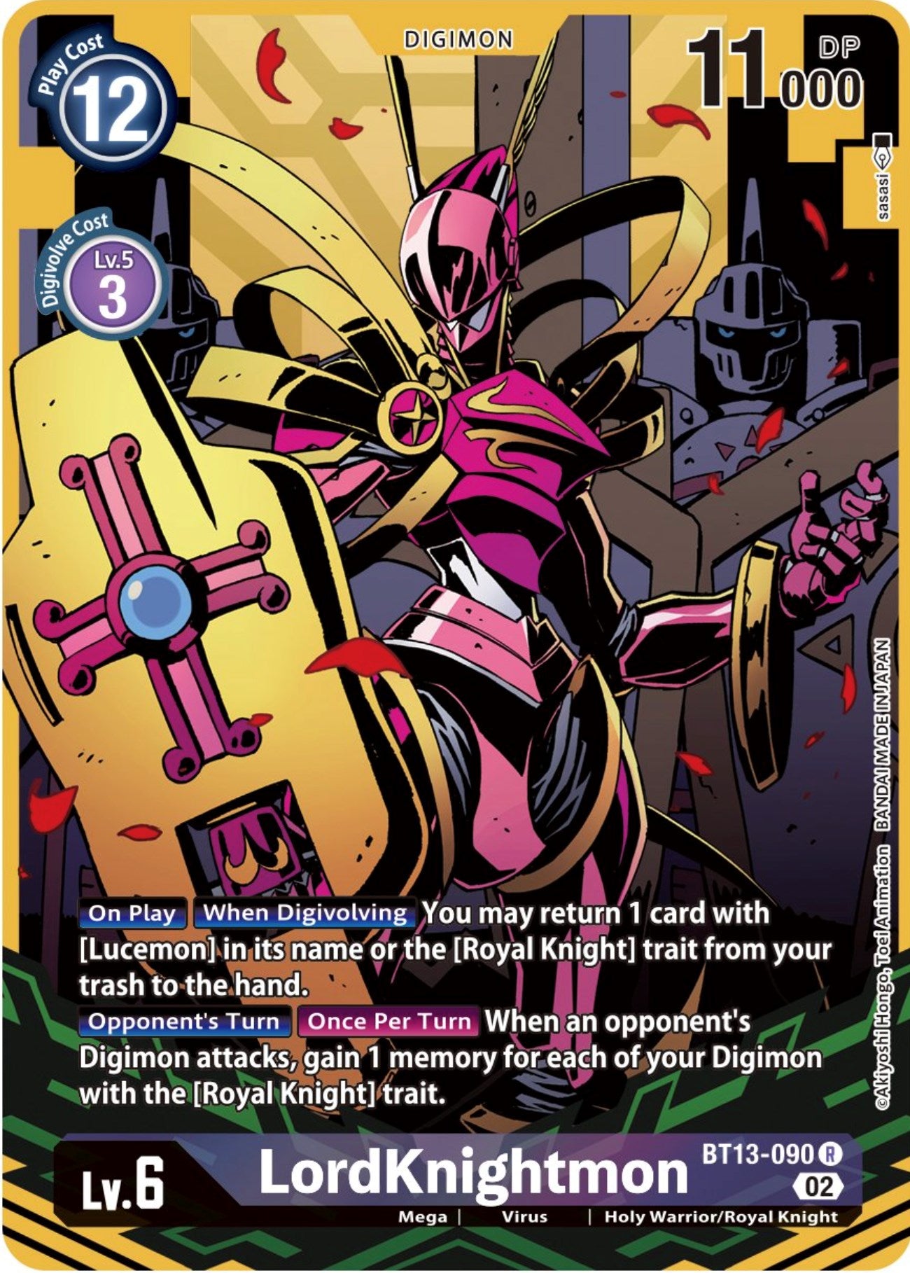 Image of LordKnightmon [BT13-090] (Alternate Art) [Versus Royal Knights Booster]