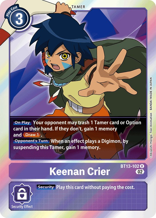 Image of Keenan Crier [BT13-102] [Versus Royal Knights Booster]