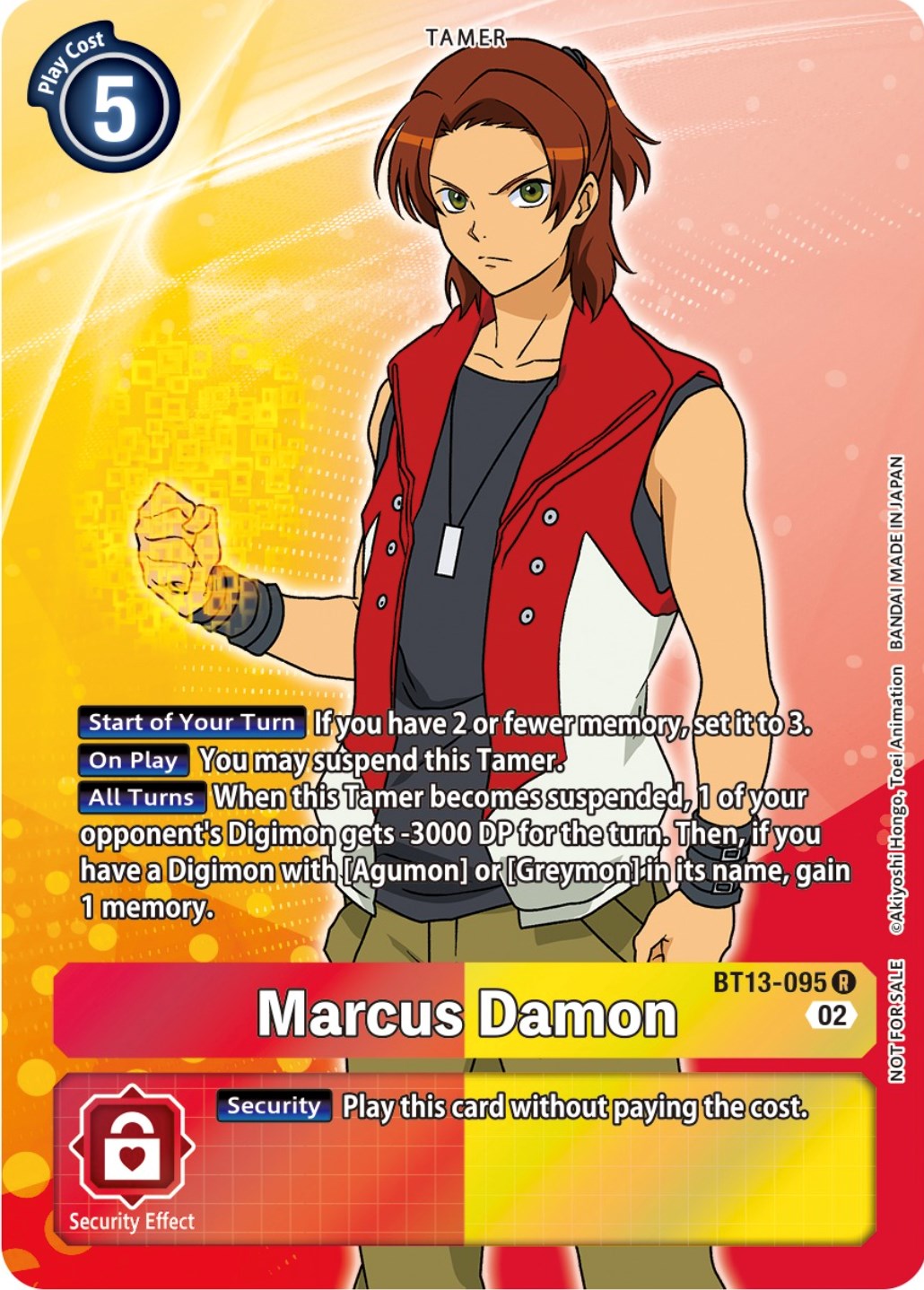 Image of Marcus Damon [BT13-095] (Box Topper) [Versus Royal Knights Booster]