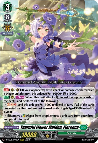 Image of Yearnful Flower Maiden, Florence (D-SS05/009EN) [Festival Booster 2023]