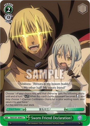Image of Sworn Friend Declaration! [That Time I Got Reincarnated as a Slime Vol.3]
