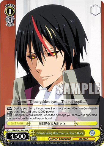 Image of Overwhelming Difference in Power, Black [That Time I Got Reincarnated as a Slime Vol.3]
