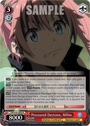 Image of Pressured Decision, Milim [That Time I Got Reincarnated as a Slime Vol.3]