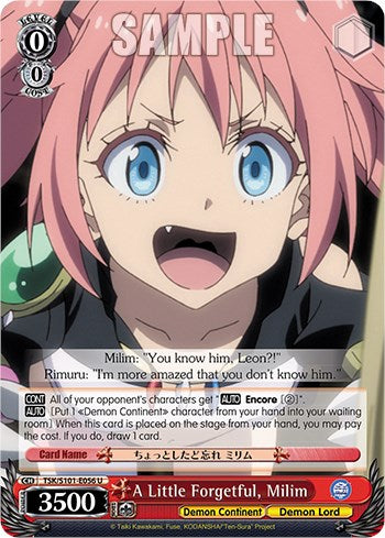 Image of A Little Forgetful, Milim [That Time I Got Reincarnated as a Slime Vol.3]