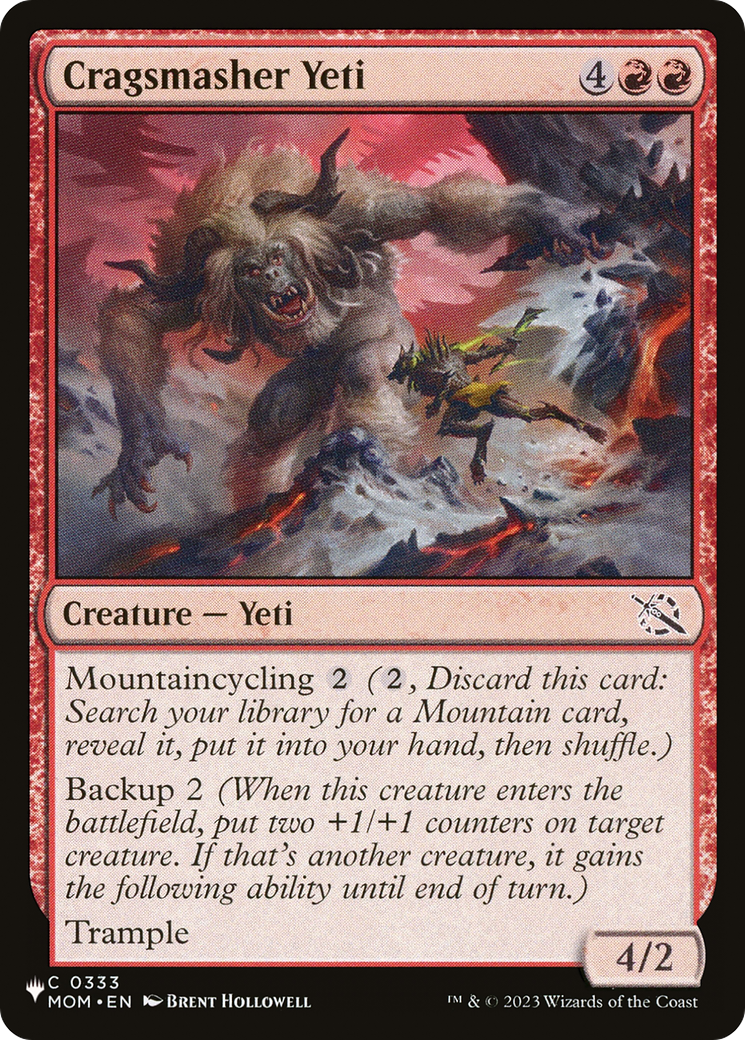 Image of Cragsmasher Yeti [The List]