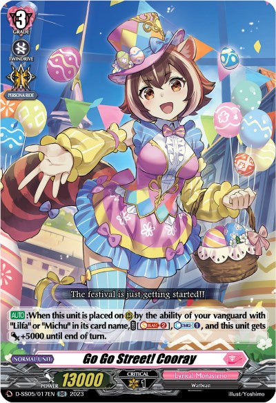 Image of Go Go Street! Cooray (D-SS05/017EN) [Festival Booster 2023]