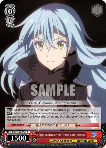 Image of A Fight to Become the Demon Lord, Rimuru [That Time I Got Reincarnated as a Slime Vol.3]
