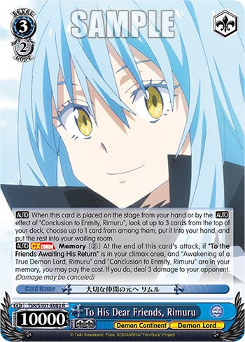 Image of To His Dear Friends, Rimuru [That Time I Got Reincarnated as a Slime Vol.3]