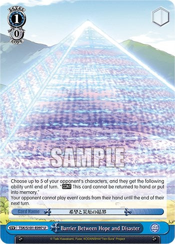 Image of Barrier Between Hope and Disaster [That Time I Got Reincarnated as a Slime Vol.3]