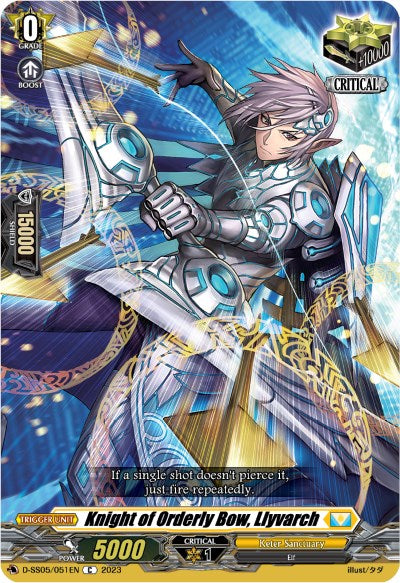 Image of Knight of Orderly Bow, Llyvarch (D-SS05/051EN) [Festival Booster 2023]