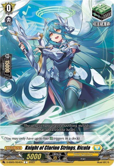 Image of Knight of Clarion Strings, Ricula (D-SS05/054EN) [Festival Booster 2023]
