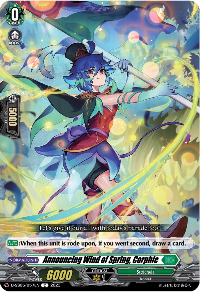 Image of Announcing Wind of Spring, Corphie (D-SS05/057EN) [Festival Booster 2023]