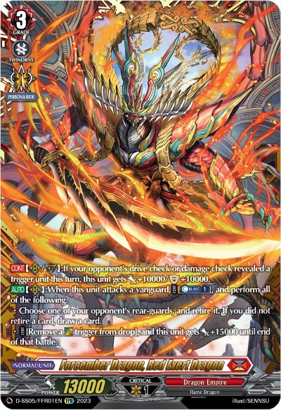 Image of Forcember Dragon, Red Exert Dragon (D-SS05/FFR01EN) [Festival Booster 2023]