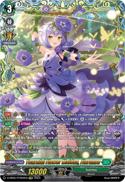 Image of Yearnful Flower Maiden, Florence (D-SS05/FFR05EN) [Festival Booster 2023]