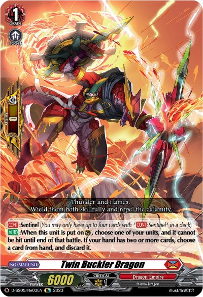 Image of Twin Buckler Dragon (D-SS05/Re03EN) [Festival Booster 2023]