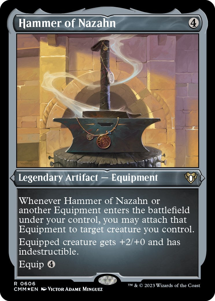 Image of Hammer of Nazahn (Foil Etched) [Commander Masters]