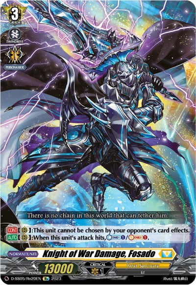 Image of Knight of War Damage, Fosado (D-SS05/Re20EN) [Festival Booster 2023]