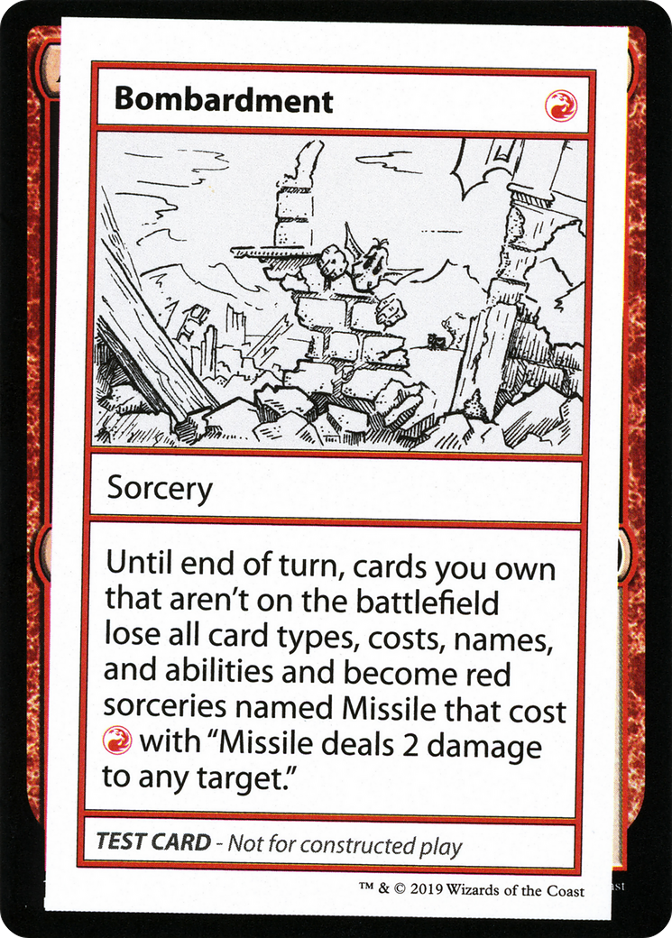 Image of Bombardment (2021 Edition) [Mystery Booster Playtest Cards]