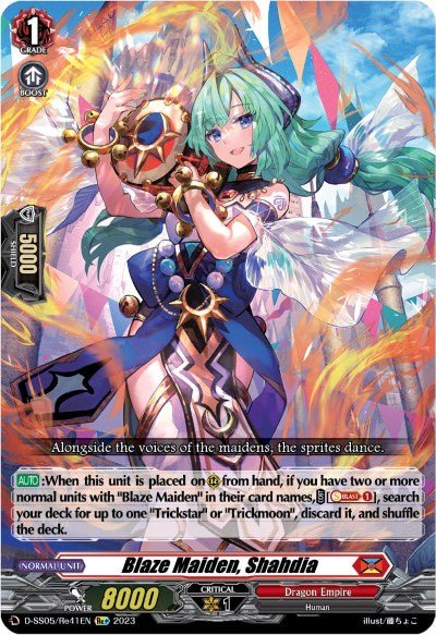 Image of Blaze Maiden, Shahdia (D-SS05/Re41EN) [Festival Booster 2023]