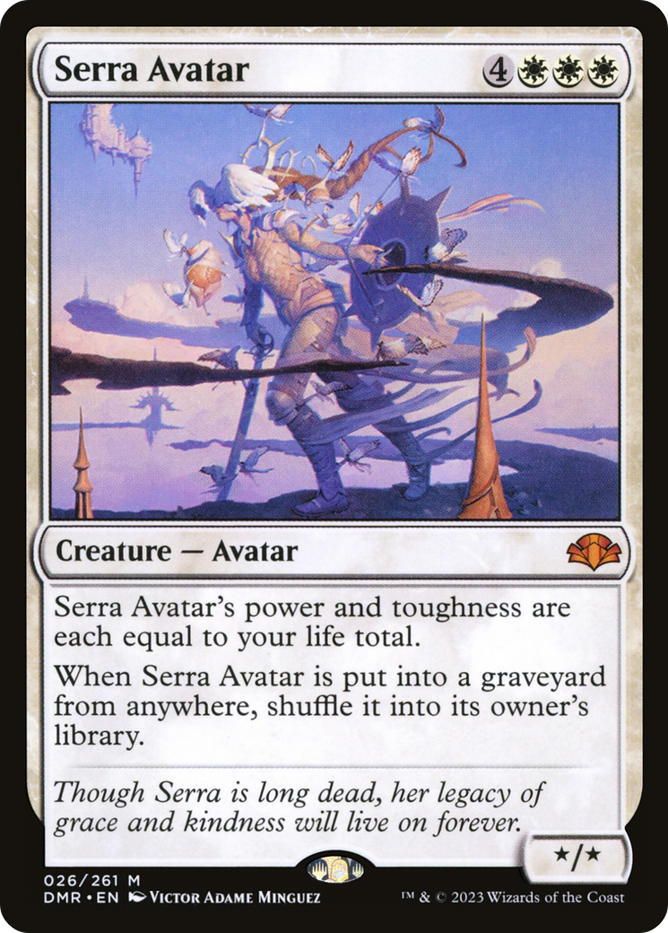 Image of Serra Avatar [Dominaria Remastered]
